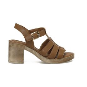 Butigo 25S-228 5FX Taba Kadın Topuklu Sandalet
