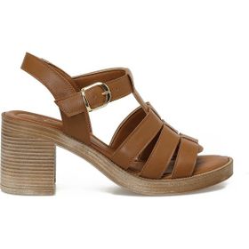 Butigo 25S-228 5FX Taba Kadın Topuklu Sandalet