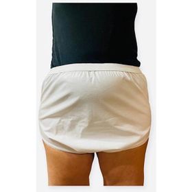 Butik Yıkanabilir Beyaz Sıvı Su Geçirmez Hasta Emici Mesane Slip Külodu Bezi