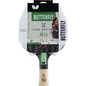 Butterfly 85082S Tiago Apolonia Tax3 Siyah Unisex Masa Tenisi Raketi