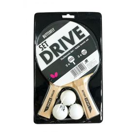 Butterfly 85102S Drive 2 Raket + 3 Top Masa Tenis Raketi