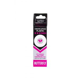 Butterfly 85144S R40+ 3 Yıldız 3'lü Masa Tenisi Maç Topu