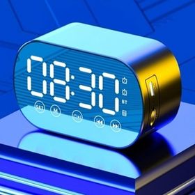 Butu S15 Alarm Saatli 5.0 Siyah Bluetooth Hoparlör