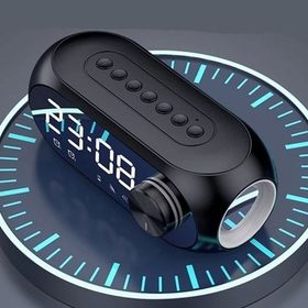 Butu S8 Led Işık 5.0 Siyah Bluetooth Hoparlör