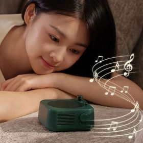 Butu X17 Yuvarlak Vintage Kablosuz Yeşil Bluetooth Hoparlör