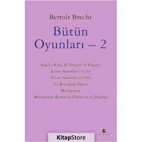 Bütün Oyunları 2 - Bertolt Brecht