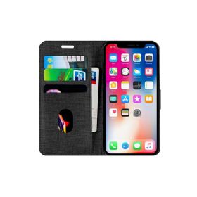 Buway Apple iPhone 8 Kartvizitli Cüzdan Siyah Cep Telefonu Kılıfı