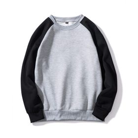 BUYTER 15 Stil Düz Renk Polar Gri Siyah Erkek Sweatshirt
