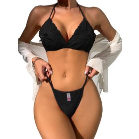 Büyük Beden Fantezi String Bralet İç Çamaşırı Takımı
