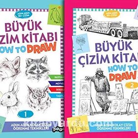 Büyük Çizim Kitabı Seti-2 Kitap Takım - Kolektif