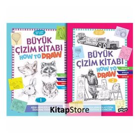 Büyük Çizim Kitabı Seti-2 Kitap Takım - Kolektif