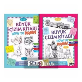 Büyük Çizim Kitabı Seti-2 Kitap Takım - Kolektif