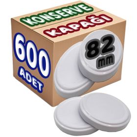 Büyük Standart 82 mm 600'lü Konserve Kavanoz Kapağı