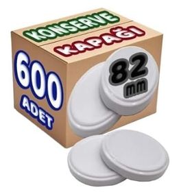 Büyük Standart 82 mm 600'lü Konserve Kavanoz Kapağı