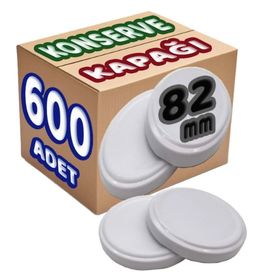 Büyük Standart 82 mm 600'lü Konserve Kavanoz Kapağı