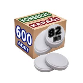 Büyük Standart 82 mm 600'lü Konserve Kavanoz Kapağı