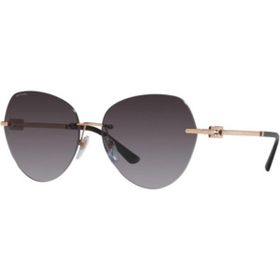 Bvlgari 6183 20148G 60 Gold Nilör Yarım Çerçeve Kadın Güneş Gözlüğü