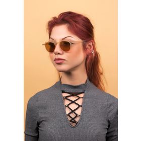 By Donetto BD001 Tuffy Matte Cream Güneş Gözlüğü