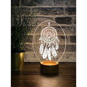 By-Lamp 3 Boyutlu Düş Kapanı Masa Lambası