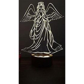 By-Lamp 3 Boyutlu Melek Masa Lambası
