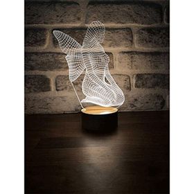 By-Lamp 3 Boyutlu Oturan Melek Lamba