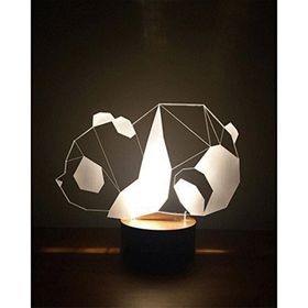 By-Lamp 3 Boyutlu Panda Masa Lambası