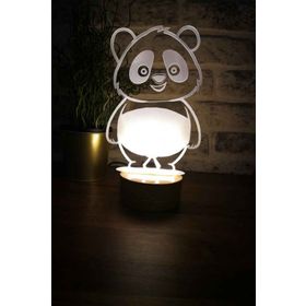 By-Lamp 3 Boyutlu Sevimli Panda Masa Lambası