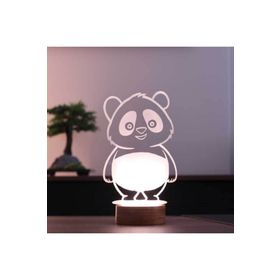 By-Lamp 3 Boyutlu Sevimli Panda Masa Lambası