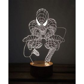 By-Lamp 3 Boyutlu Spiderman Masa Lambası