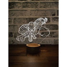 By-Lamp 3 Boyutlu Spiderman Masa Lambası