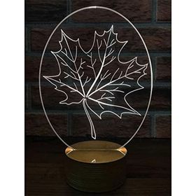 By-Lamp 3 Boyutlu Yaprak Masa Lambası