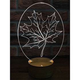 By-Lamp 3 Boyutlu Yaprak Masa Lambası