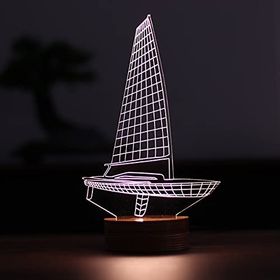 By-Lamp 3 Boyutlu Yelkenli Masa Lambası