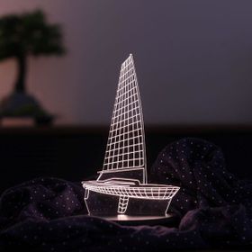 By-Lamp 3 Boyutlu Yelkenli Masa Lambası