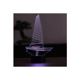 By-Lamp 3 Boyutlu Yelkenli Masa Lambası