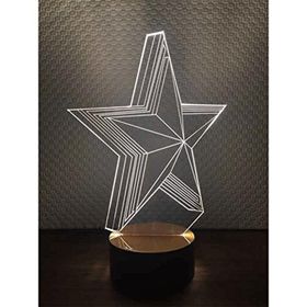 By-Lamp 3 Boyutlu Yıldız Masa Lambası