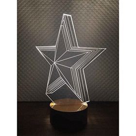 By-Lamp 3 Boyutlu Yıldız Masa Lambası