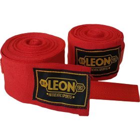 By Leon 1982 Elastik 7 mt Kırmızı Boks Kick Boks ve Muay Thai Bandajı