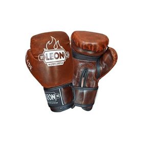 By Leon 1982 Leon Blade Training Kahve Rengi Boks Kickboks ve Muay Thai Eldiveni