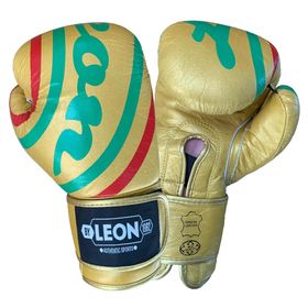 By Leon 1982 Leon Curved Deri Altın Boks Kickboks ve Muay Thai Eldiveni