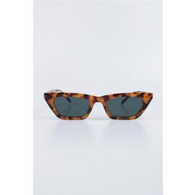 By Marine 23FTBF136R06 Kadın Siyah Leopar UV 400 Korumalı Güneş Gözlüğü