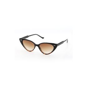 By Marine 4BM005R002 Siyah Leopar Uv 400 Kadın Güneş Gözlüğü
