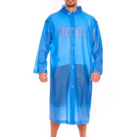 By Marine CDRC881R08 Mavi Çanta Korumalı Kapüşonlu Çıtçıtlı Eva Unisex Yağmurluk