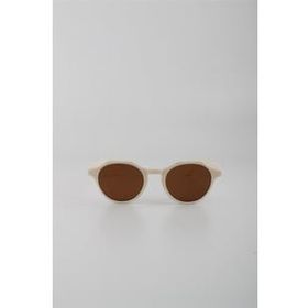 By Marine G24FT1037R04 Krem UV400 Filtre Unisex Güneş Gözlüğü