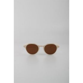 By Marine G24FT1037R04 Krem UV400 Filtre Unisex Güneş Gözlüğü