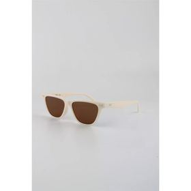 By Marine G24FT1061R05 Krem UV400 Filtre Kadın Güneş Gözlüğü