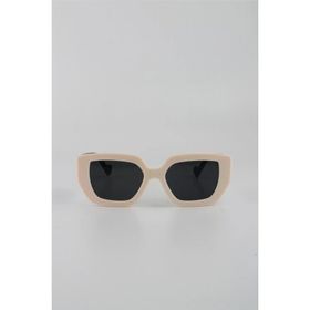 By Marine G24FT1253R06 Krem UV400 Filtre Kadın Güneş Gözlüğü