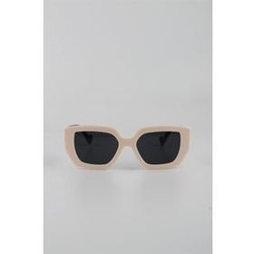 By Marine G24FT1253R06 Krem UV400 Filtre Kadın Güneş Gözlüğü