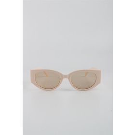 By Marine G24FT18112R03 Krem UV400 Filtre Kadın Güneş Gözlüğü