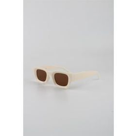 By Marine G24FT2036R01 Krem UV400 Filtre Unisex Güneş Gözlüğü